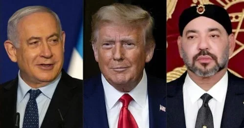 Trump, Netanyahu y Mohamed VI