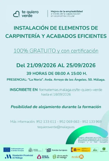 Curso carpintería La Noria