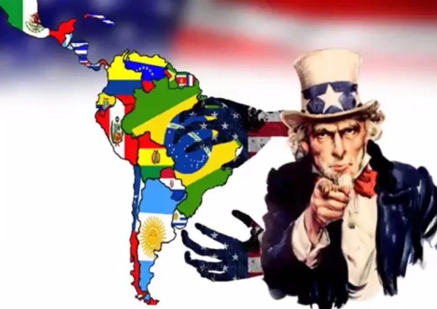 Tio Sam sobre Iberoamérica