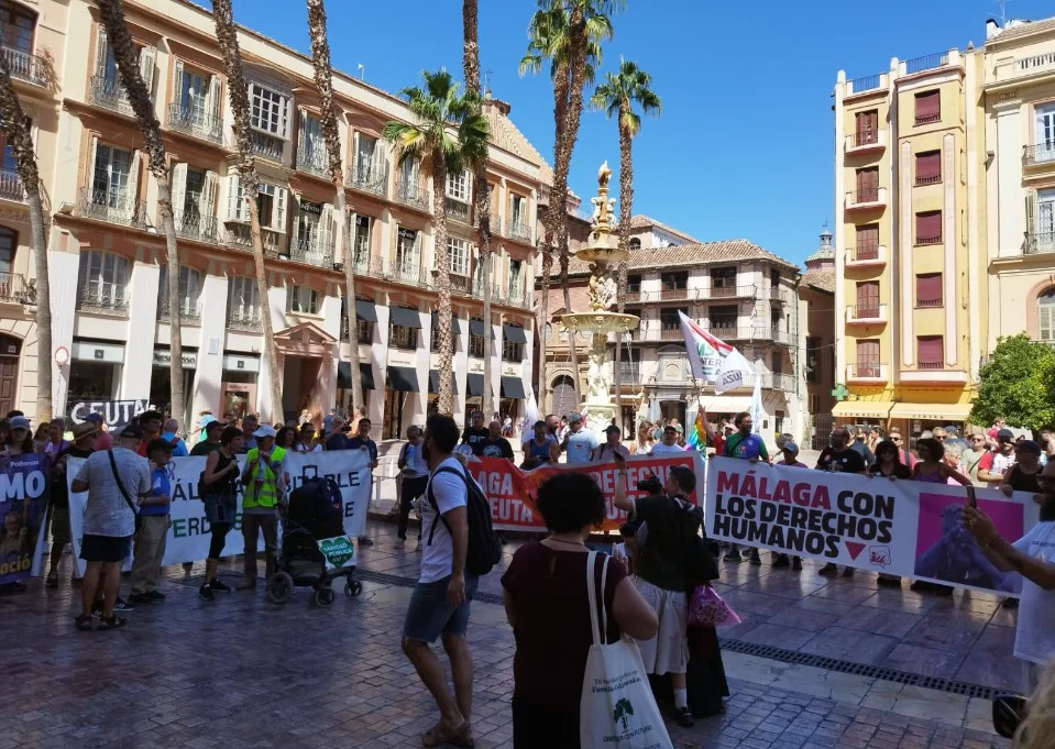 Manifestacion Málaga DDHH 12 12 2026