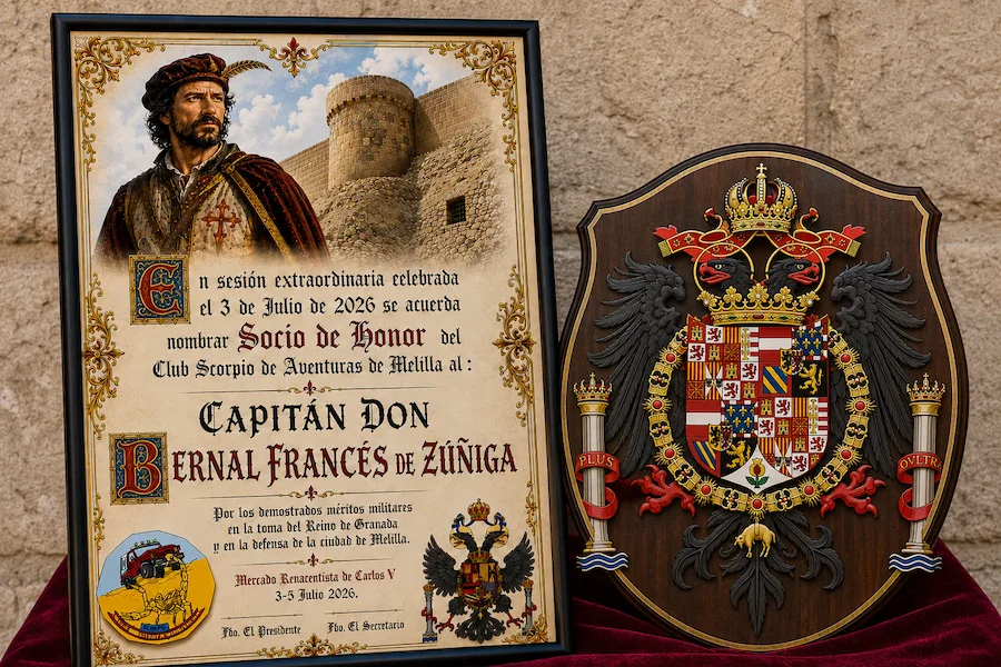 CAPITAN-BERNAL-FRANCES-CON-ESCUDO-CARLOS-V