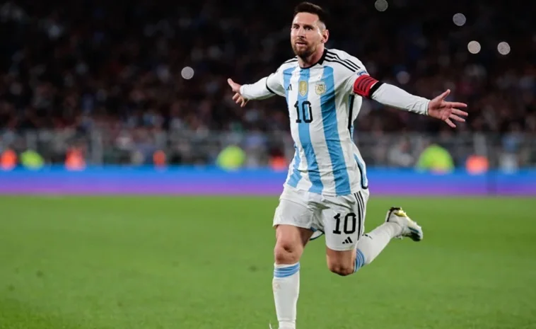 Leo Messi, en un partido con la selección argentina | Foto de FPA
