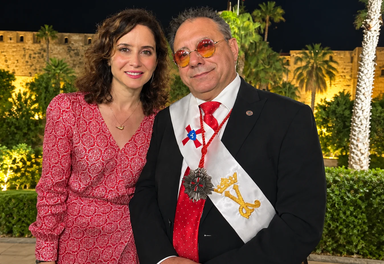 IsabelDíazAyuso junto a Juanjo Florensa en 2024