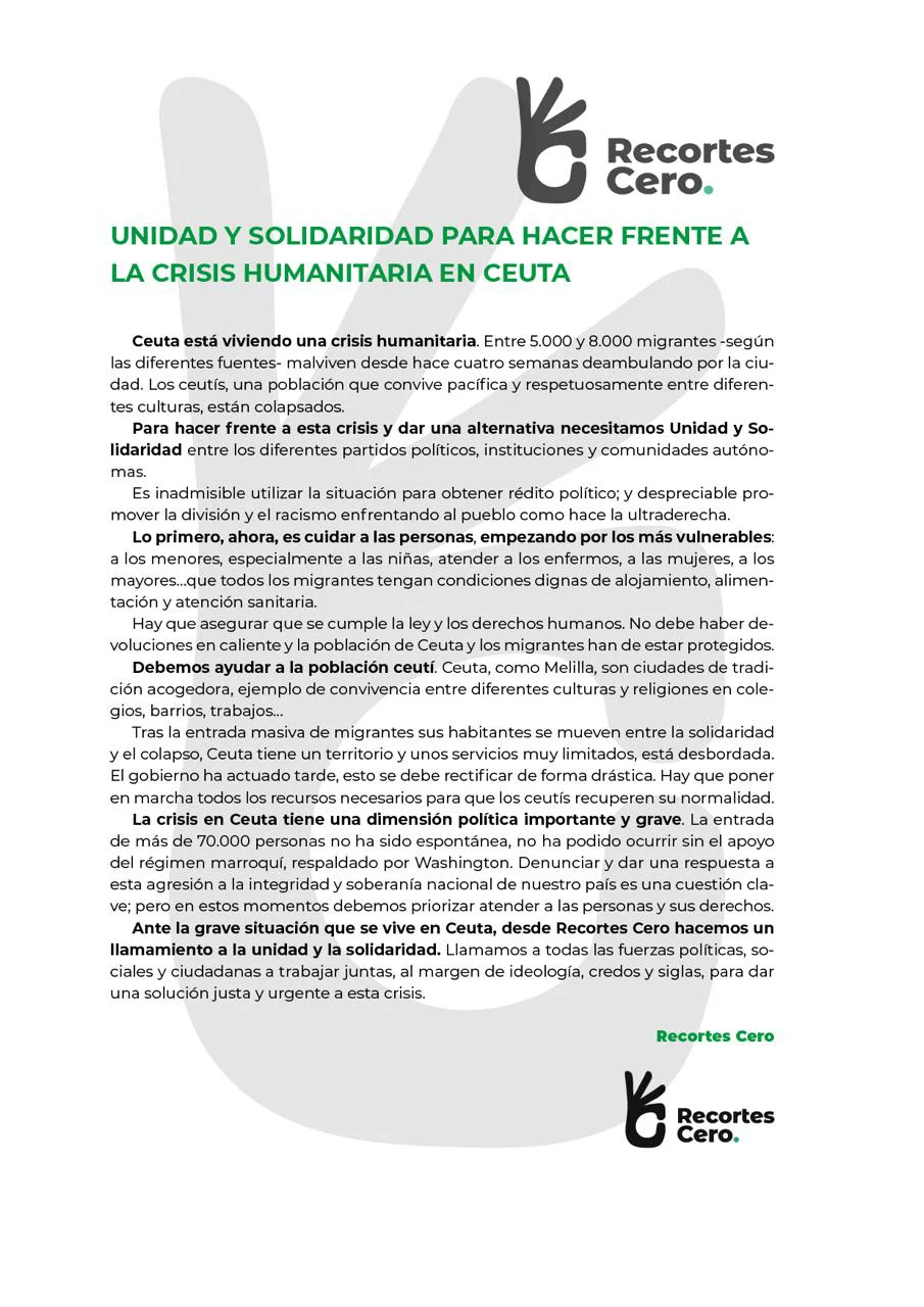 Comunicado en imagen