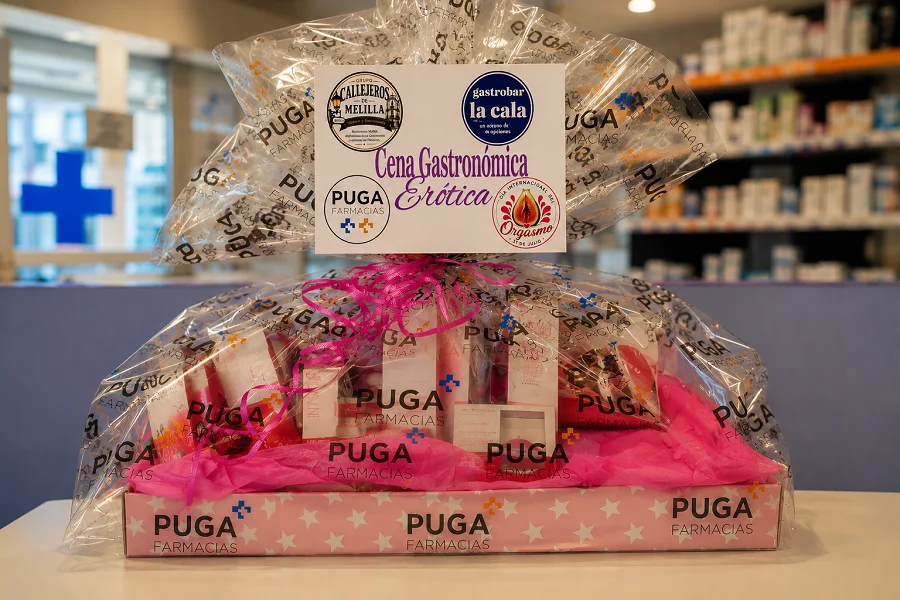 Cesta Farmacia Puga Sorteo Cena Erotica