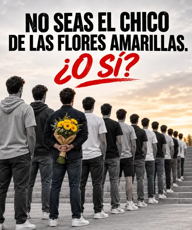 el chico de las flores amarillas