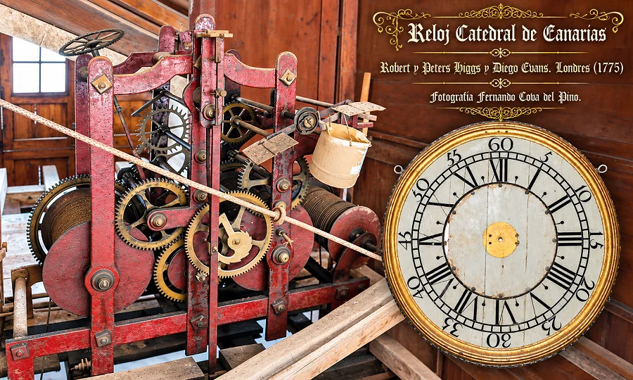 RELOJ CATEDRAL CANARIAS TORRE
