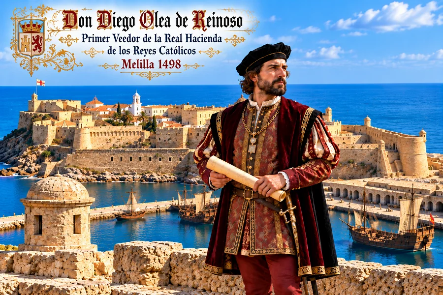 Don Diego en la fortaleza de Melilla