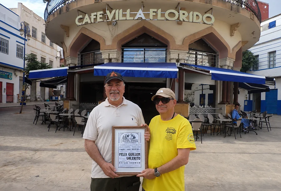 Gerente Hotel Florido junto a Juanjo Florensa