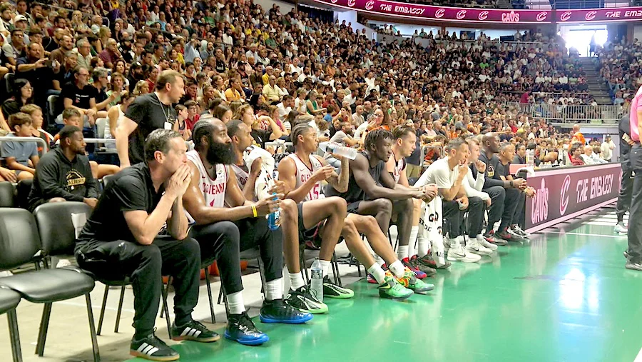 Cleveland Cavaliers banquillo