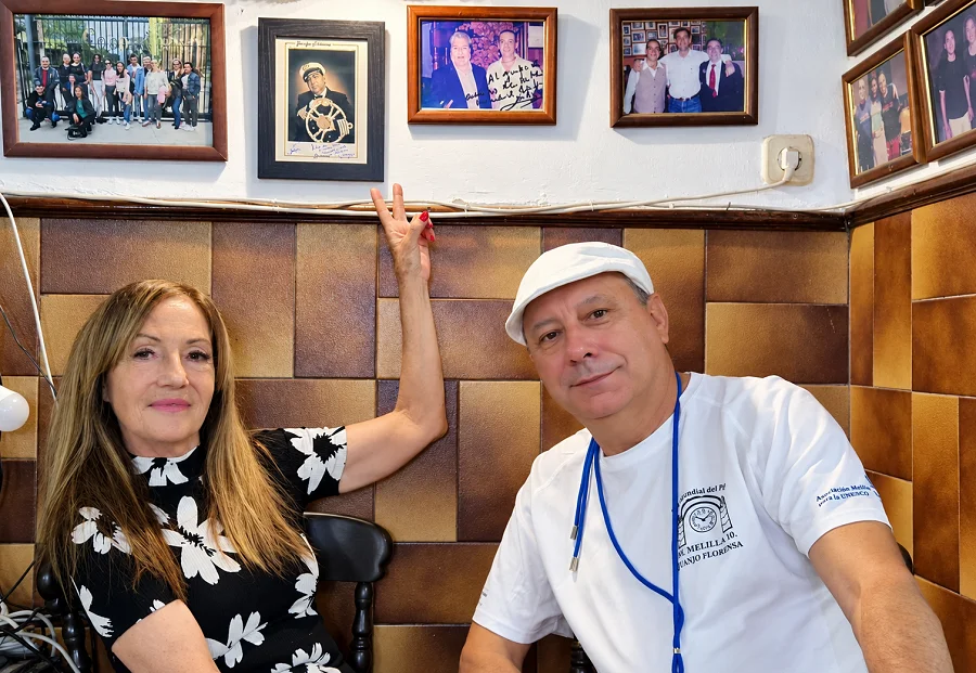 Albertine de Orleans y Juanjo Florensa en el Cafe Madrid LPGCanarias