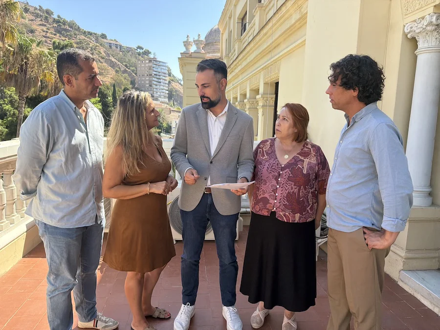 Viruel, Doña, Ruiz Araujo, Martín y Orellana de izquierda a derecha