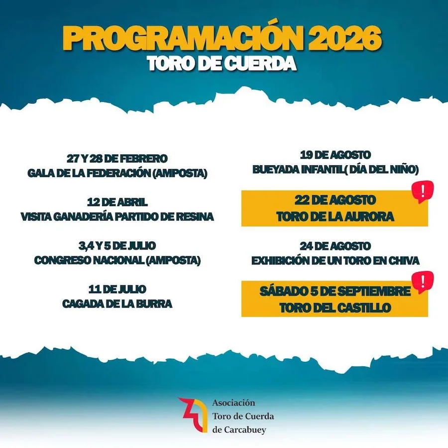 Fiestas agosto Carcabuey 2026