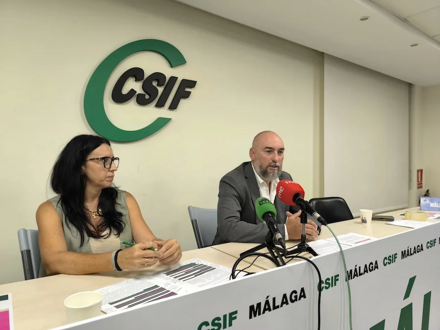 Rueda de prensa de CSIF Educación Málaga 2