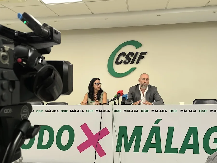Rueda de prensa de CSIF Educación Málaga